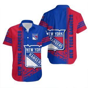 New York Rangers Hawaiian Shirt Quarter Style – NHL