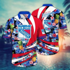 New York Rangers NHL Hawaiian Shirt Leisure KLA Shirt