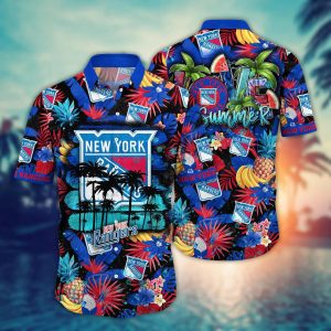 New York Rangers NHL Hawaiian Shirt Pool Partiestime KLA Shirt