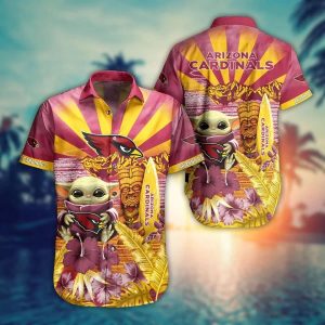 NFL Arizona Cardinals Hawaiian Shirt Baby Yoda Style Summer Collection Trendy KLA