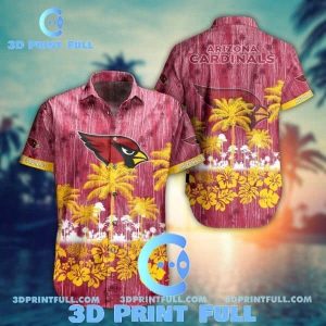NFL Arizona Cardinals Hawaiian Shirt Summer Collection Trendy KLA