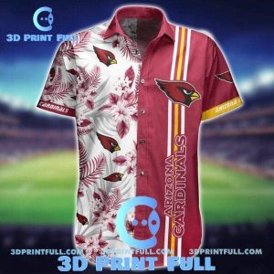 NFL Arizona Cardinals Logo Hawaiian Shirt Summer Collection Trendy KLA