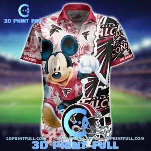 NFL Atlanta Falcons Hawaiian Shirt Short Mickey Summer Collection Trendy KLA