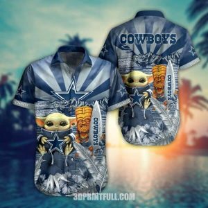 NFL Dallas Cowboys Hawaiian Shirt Baby Yoda Style Summer Collection Trendy KLA