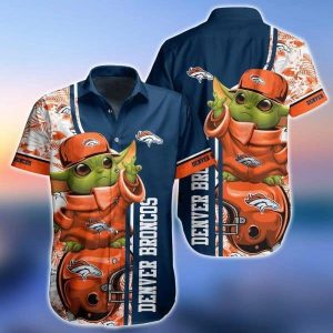 Nfl Denver Broncos Baby Yoda Trendy Hawaiian Shirt KLA Shirt
