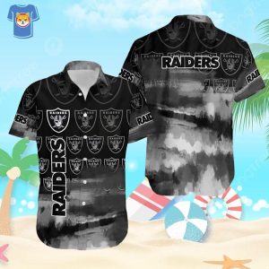 NFL Las Vegas Raiders Hawaiian Shirt Gift For Beach Trip