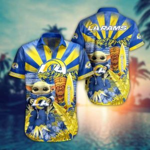 NFL Los Angeles Rams Baby Yoda Style Hot Trends Summber Hawaiian Shirt V3 KLA Shirt