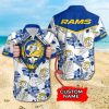 NFL Los Angeles Rams Grateful Dead Gift For Fan Personalized Hawaiian Shirt & Short