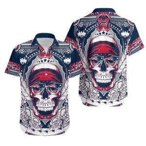NFL New England Patriots Special Skull Hawaiian Shirt