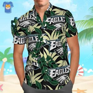 NFL Philadelphia Eagles Hawaiian Shirt Banana Leaf Beach Lovers Gift