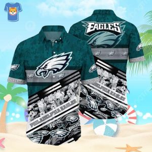 NFL Philadelphia Eagles Hawaiian Shirt Beach Gift For Football Fans