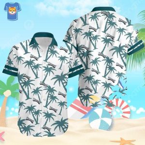 NFL Philadelphia Eagles Hawaiian Shirt Coconut Tree Best Beach Gift
