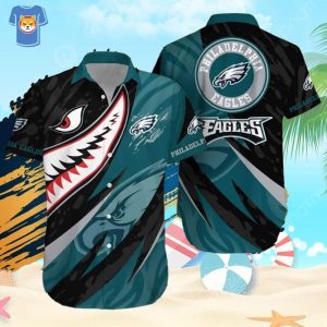 NFL Philadelphia Eagles Hawaiian Shirt Football Gift For Boyfriend