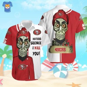 NFL San Francisco 49Ers Hawaiian Shirt Achmed Haters Silence I Kill You