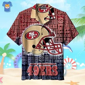 NFL San Francisco 49Ers Hawaiian Shirt Football Gift For Dad
