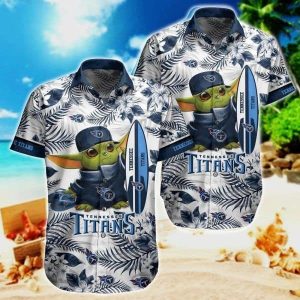Nfl Tennessee Titans Baby Yoda Trendy Hawaiian Shirt KLA Shirt