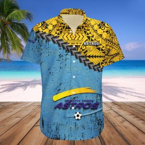 North York Astros Hawaii Shirt Grunge Polynesian Tattoo – Ca Soccer