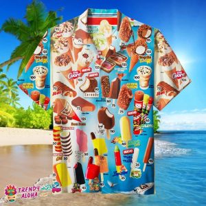 Nostalgic Ice Cream Summer Memories Custom Hawaiian Shirt