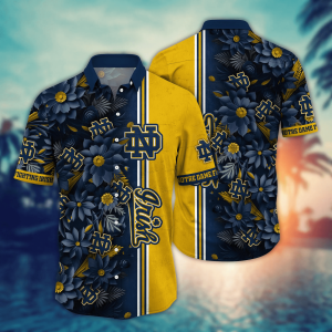 Notre Dame Fighting Irish NCAA Hawaiian Shirt Custom Beer Gardens KLA Shirt