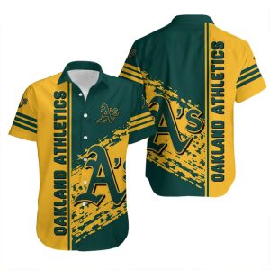 Oakland Athletics Hawaiian Shirt Quarter Style – MLB