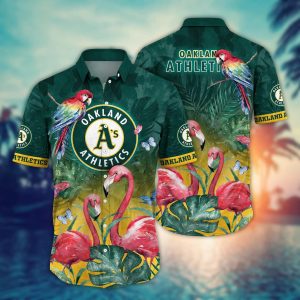 Oakland Athletics MLB Hawaiian Shirt Lush Greenery KLA Shirt
