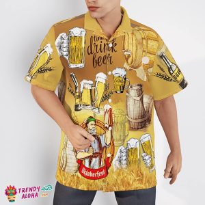 Oktoberfest Celebration Beer Time 3D Print KLA Hawaiian Shirt