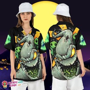 Oogie Boogie Nightmare Before Christmas Man Halloween Hawaiian Tee