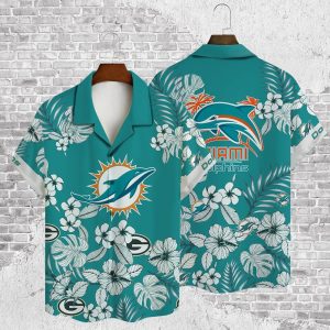 Original Design Hawaiian Shirt Miami Dolphins Theme