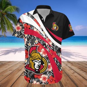 Ottawa Senators Hawaii Shirt Hibiscus Sport Style – NHL