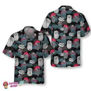 Owl Pirates Hawaiian Shirt, Cool Pirate Shirt For Adults, Pirate Pattern Shirt For Men