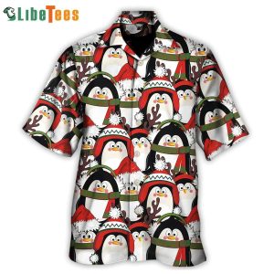 Penguin Cute Christmas Holiday, Santa Trendy Hawaiian Shirt Perfect Gifts For Your Loved Ones