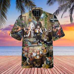 People In The World Drink Beer For International Beer Day Hawaiian Shirt For