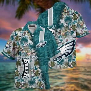Perfect Combo Philadelphia Eagles NFL Summer Hawaiian Shirt and Shorts: Complete Set