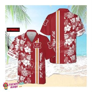Personalized Miller High Life Beer Hawaii Shirt