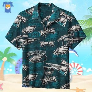 Philadelphia Eagles Hawaiian Shirt Summer Beach Gift