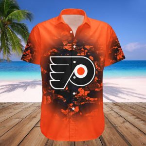 Philadelphia Flyers Hawaii Shirt Camouflage Vintage – NHL