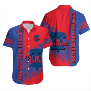 Philadelphia Phillies Hawaiian Shirt Quarter Style – MLB