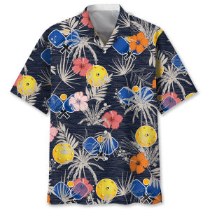 Pickleball Nature Trendy Hawaiian Shirt: Outdoor Fun in Paradise