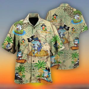 Pirate Adventure 3D Hawaiian Shirt Ready For Beach Fun