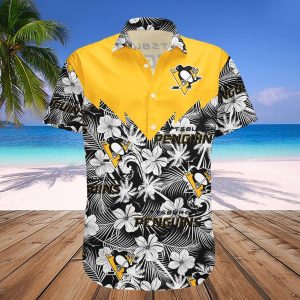 Pittsburgh Penguins Hawaii Shirt Tropical Seamless- NHL