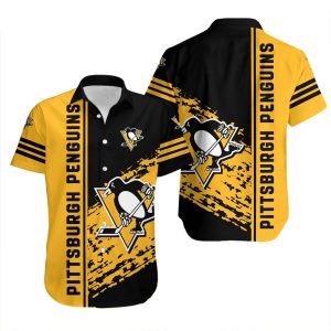 Pittsburgh Penguins Hawaiian Shirt Quarter Style – NHL