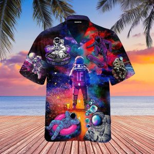 Play Something Funny Of Astronaunt On The Space Hawaiian Shirt