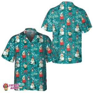 Playful Christmas Elves Hawaiian Shirt, Funny Elf Christmas Shirt, Best Christmas Gift Idea