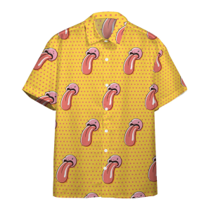 Pokemon Hawaiian Shirt Lickitung Yellow Hawaii Shirt Pokemon KLA Shirt