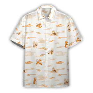 Pokemon Trendy Hawaiian Shirt Arcanine Evolution White Hawaii Shirt Pokemon KLA Shirt 2022