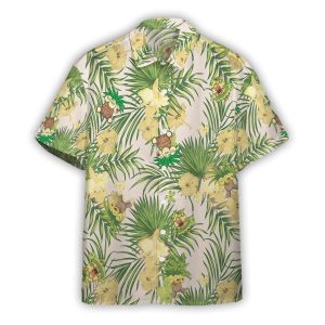Pokemon Trendy Hawaiian Shirt Exeggutor Palm Leafs Hawaii Shirt Pokemon KLA Shirt 2022