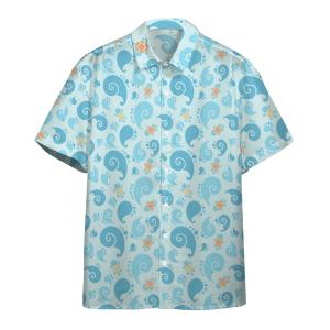 Pokemon Trendy Hawaiian Shirt Squirtle Pattern Cute Blue Hawaii Shirt Pokemon KLA Shirt 2022