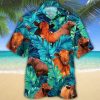 Red Angus Cattle Lovers Sunflower Beach Shirt Green, Cow Trendy Hawaiian Shirt For Summer Gifts