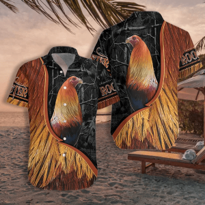 Rooster On The Farm All Printed 3D Trendy Hawaiian Shirt, Cow Trendy Hawaiian Shirt, Summer Gifts For Men And Women