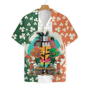 Saint Patrick’s Day Leprechaun Shamrock Irish Hawaiian Shirts KLA Hawaii Shirt KLA Shirt For Summer